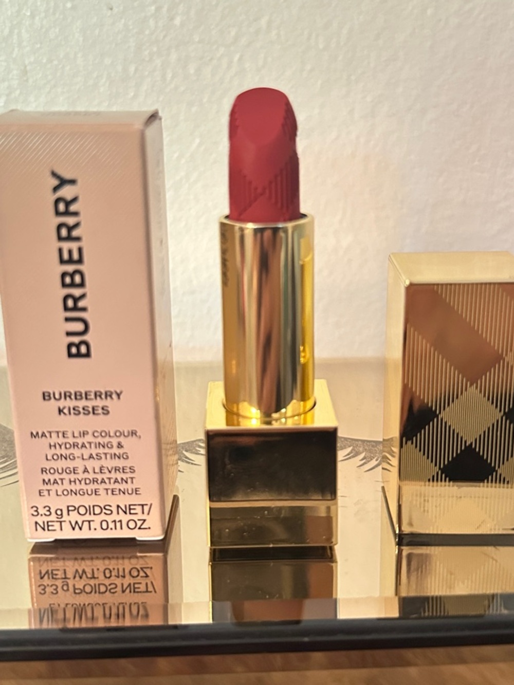Burberry Kisses Matte Lipstick — Rose Red